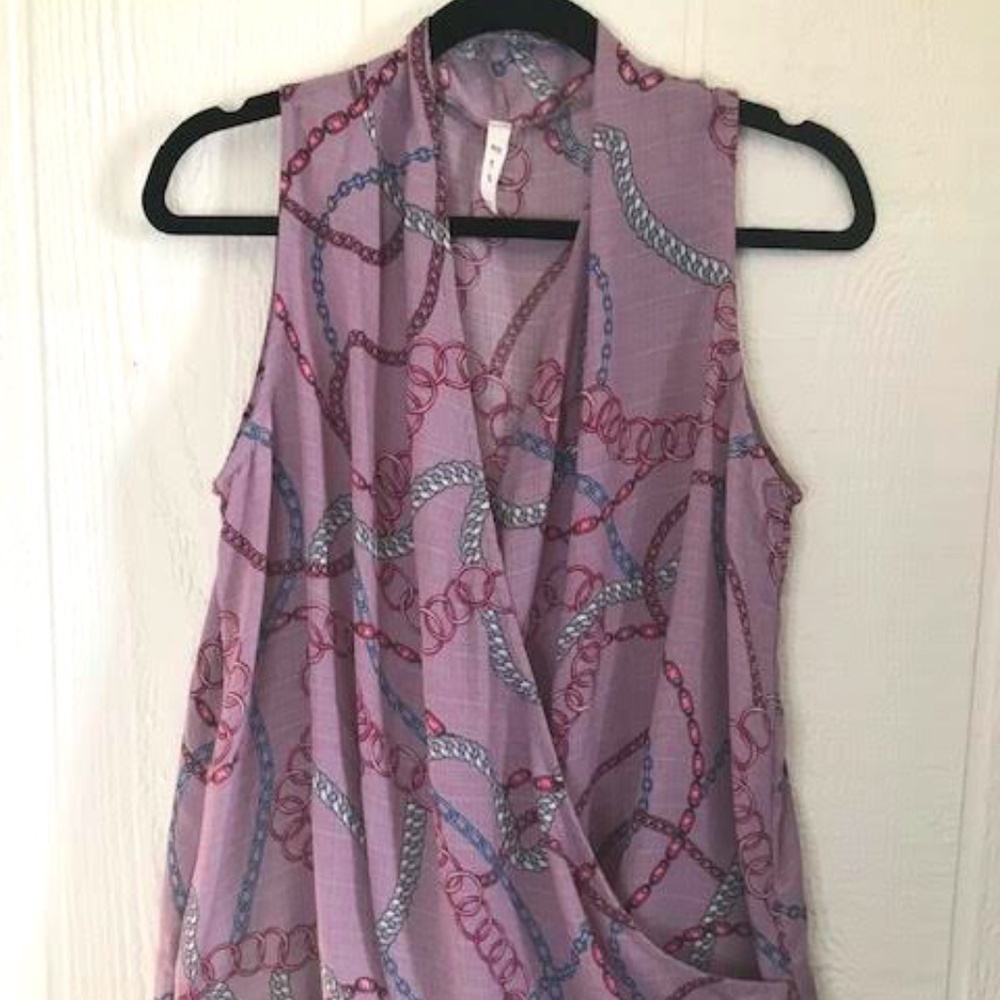 mts NEW TANK SHIRT BERRY COLORED SZ. S